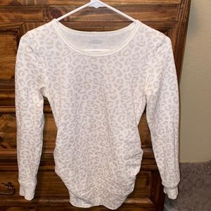 Leopard print Maternity long sleeve